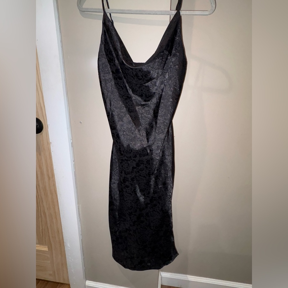 Kittenish Black Lace Maxi Dress